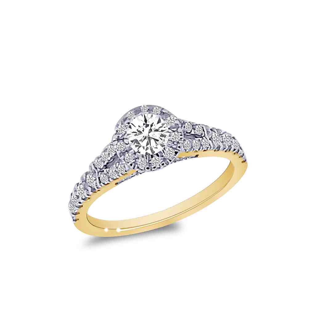 Round Brilliant Cut Diamond Engagement Ring LR11704A